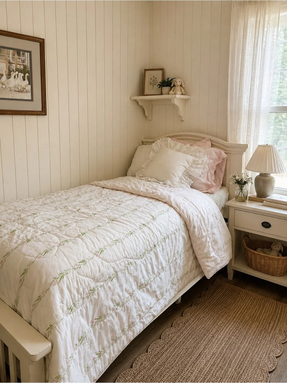 Vintage Laura Ashley Twin Castleberry Comforter
